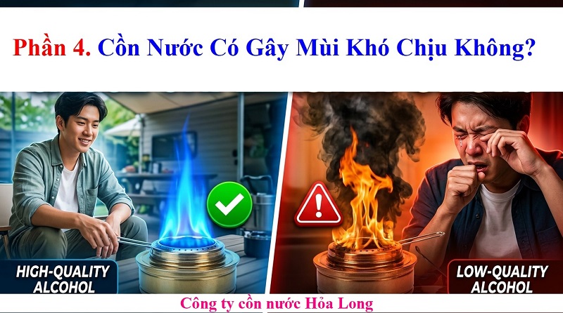 Cồn Nước Đốt Bếp Có An Toàn Cho Sức Khỏe Không?